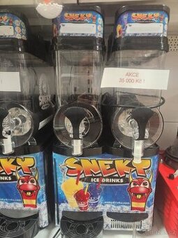 Prodám stroj na ledovou tříšť Sneky 2×10 l – zánovní, italsk