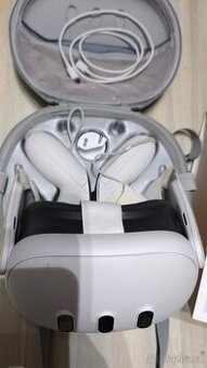 META QUEST 3 (128 GB) - JAKO NOVÝ + POUZDRO