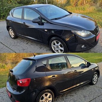 SEAT IBIZA 1,2 8v 2011 KLIMATIZACE,ALU KOLA, ČERNÁ PERLEŤ ME