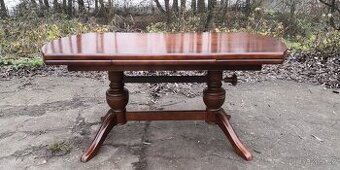 Masivní rozkládací konferenč. stůl s nastav.výškou