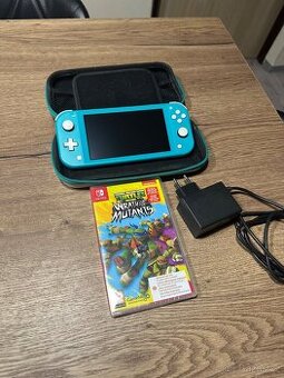 Nintendo switch lite + hra + pametova karta