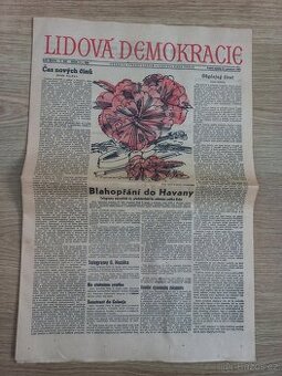 Prodám noviny Lidová demokracie z 31.12.1983