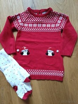 Pletené šatičky - vánoční tučnáci (86)