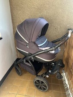 Kočárek Noordi Sole - dvojkombinace + adaptéry + stupátko