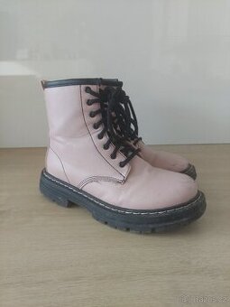 Zimní obuv holčičí vel. 35 světle růžová