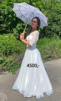 NOVÉ svatební šaty ORGANZA