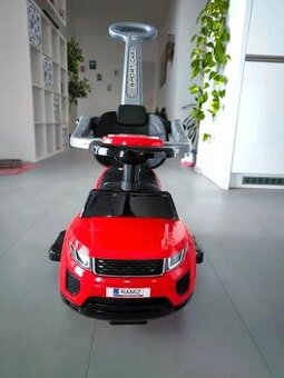 Nové dětské odrážedlo 3v1 Range Rover - červené