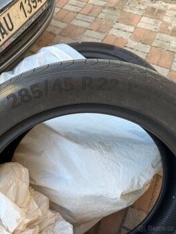 Sada 4x Continental 285/45 R22 114Y XL – DOT 2021 (Mercedes