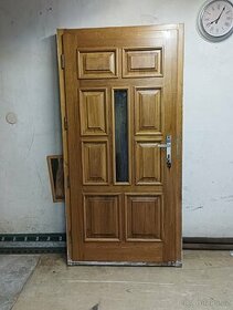 Dubové vchodové dveře - 1