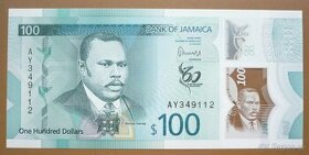 Bankovka, Jamajka, 100 dollars ročník 2022