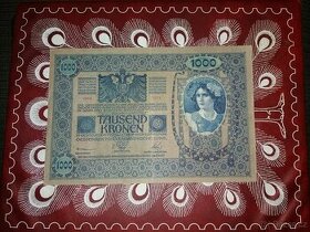 1000k 1902, pěkný stav, vysoký nominál, obrovská bankovka 19
