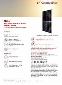 fotovoltaické solární panely Canadian Solar