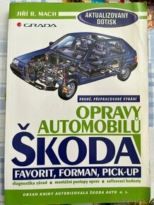 Kniha opravy automobilů Škoda.