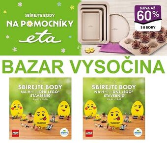 GRATIS K NÁKUPU 1x Albert karta s body bodíky na LEGO + ETA