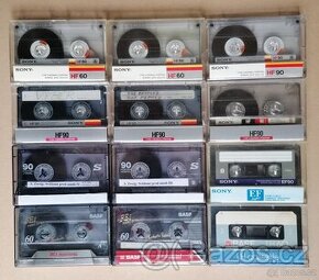 Kvalitní značkové audiokazety HIFI stereo