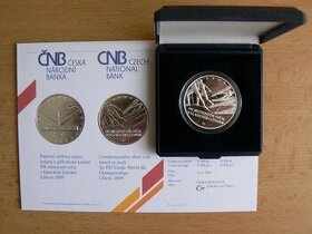 Pamětní mince 200Kč 2009 FIS lyžování Liberec proof