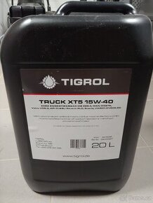 Motorový olej 15W40 TIGROL TRUCK XT5, 50Kč/l