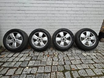4x Alu kola na Mini Cooper + letní pneu 175/65 R15 84H