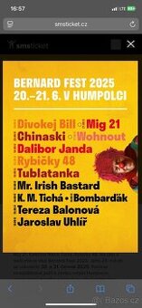 Vstupenky na Bernard fest - 1