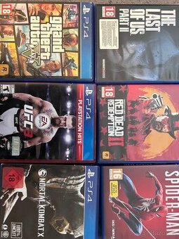 Prodám hry na ps4