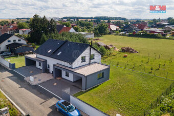 Prodej novostavby rodinného dvojdomu, Dolní Ředice - 1