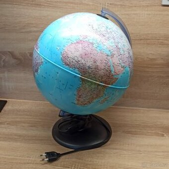 Svítící GLOBUS cca 40cm