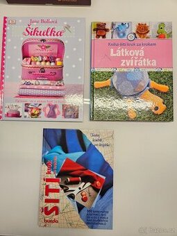 3x kniha návody na šiťí