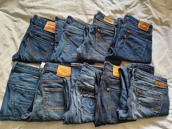 9 ks krásných dámských džín - 28 x 32
