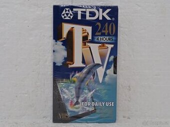 TDK 240 - VHS retro Videokazeta