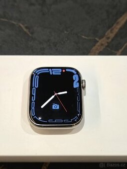 Apple Watch Series 7 (Ocel) - 45mm, TOP STAV