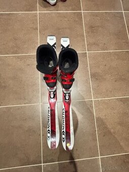 Dětské lyže Salomon a boty - 1