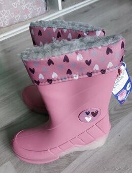 Nové zateplené gumáky vel. 28/29