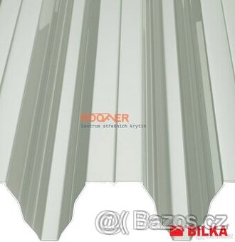 Konstrukční trapézový plech Т153 Lesklý RAL 9002