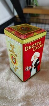 Starožitná plechová KRABIČKA, Droste Cacao N.V.