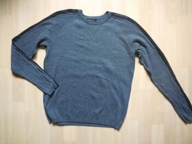 pánský Calvin Klein Jeans šedý svetr  slabý, ba L/54