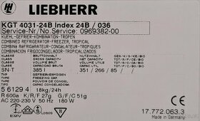 Liebherr KGT4031-24B poličky a boxy