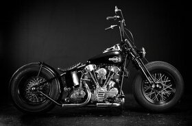 Harley Indian Bobber koupim  Slim Fatboy Crossbone