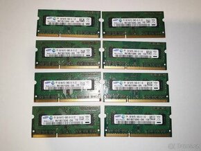 8x 2GB DDR3 SODIMM - 60Kč / ks - 290Kč spolu