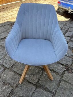 Designová čalouněná židle – skandinávský styl