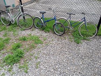 Kolo bicykl eska pionýr skladacka 3ks