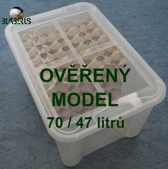 Box pro chov švábů - ověřený model "BLABERUS 2016"