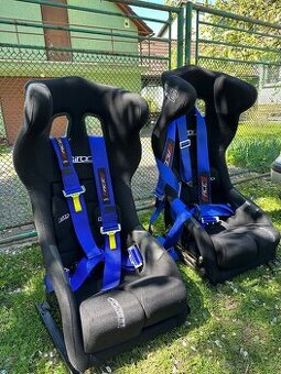 2ks SPORTOVNÍ SEDAČKA S FIA MIRCO RS2 + pásy