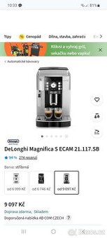 DeLonghi Magnifica S ECAM 21.117.SB