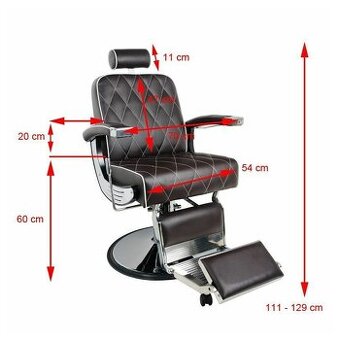 Prodám 2x barber/kadeřnické křeslo - 1