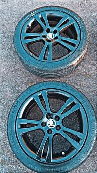 Sada kol 5x100 R16, letní pneu BARUM BRAVURIS3 205/45 - 1