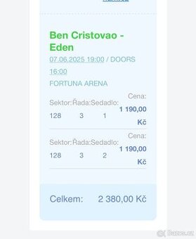 Ben Cristovao 7/6/2025 Eden, Praha