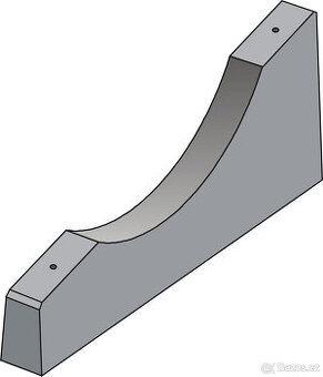 Betonové bloky na FV panely