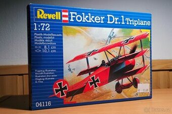Plastiková stavebnice letadla Fokker DR. 1 - Revell, 1:72