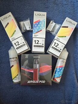Argus pod Voopoo + Liquidy a náhradní cartridge