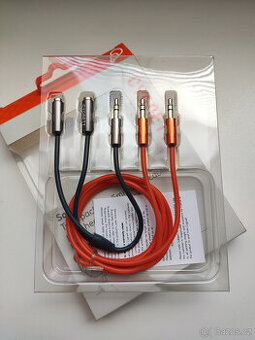 3.5 jack AUX kabel Audio rozbočovač prodlužovač